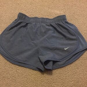 Nike Women's Blue/Gray Athletic Shorts